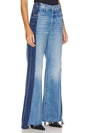 MOTHER The Tux Sidestepper Sneak Fray in Blue