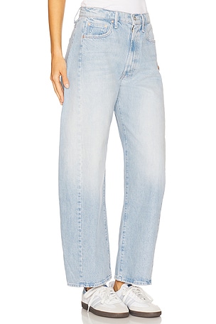 MOTHER The Full Pipe Flood Jeans in Blue