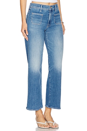 MOTHER The Patch Pocket Mid Rise Maven Ankle Jeans