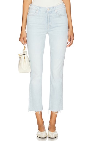 The Mid Rise Dazzler Crop Fray MOTHER