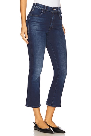 MOTHER Lil' Petite Hustler Ankle Jeans in Blue