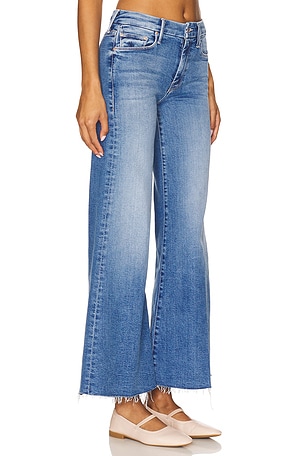 MOTHER Lil' Petite Roller Fray Jeans in Blue