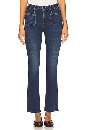 The Patch Pocket Insider Flood Jeans MOTHER