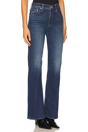 MOTHER The Bookie Sneak Jeans in Blue. Size 34. Also