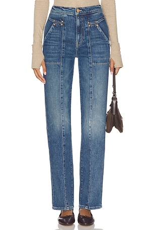 The Riveting Rambler Zip Sneak Jeans MOTHER