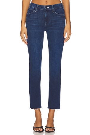 The Mid Rise Dazzler Ankle Fray Jeans MOTHER