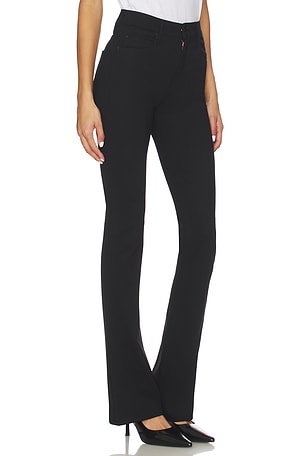 MOTHER High Waisted Runaway Jeans in Black