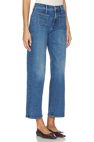 MOTHER The Patch Pocket Maven Ankle Jeans in Blue. Size 34. Also