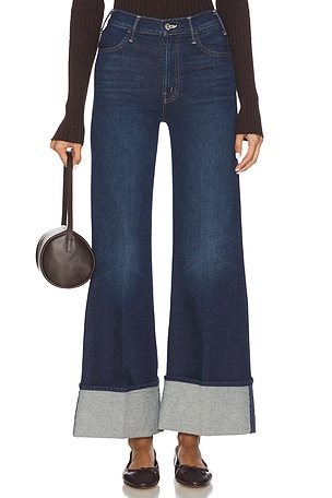 The Petite Hustler Roller Sneak Cuff Jeans MOTHER