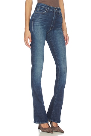 MOTHER High Waisted Runaway Jeans in Blue
