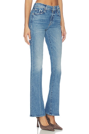 MOTHER The Outsider Sneak Jeans in Blue. Size 34. Also