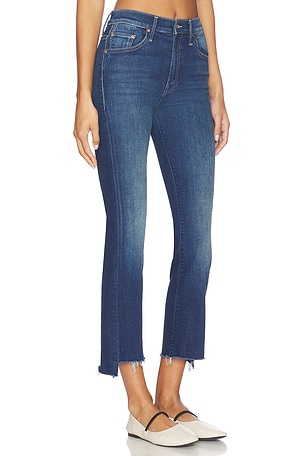 MOTHER The Insider Crop Step Hem Jeans in Navy