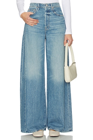 Petite Pipe-dream Button Sneak Jeans MOTHER