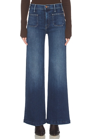 Lil Petite Hustler Roller Patch Pocket Skimp Jeans MOTHER