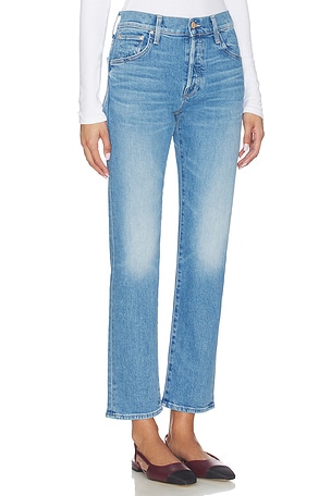 MOTHER The Mid Rise Hiker Hover Jeans in Blue