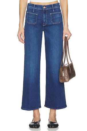 The Patch Pocket Mid Rise Maven Ankle Jeans MOTHER