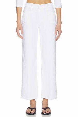 The Patch Pocket Mid Rise Maven Ankle Jeans MOTHER