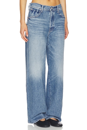 MOTHER The Delinquent Button Nerdy Jeans in Blue