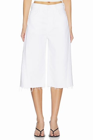 The Whole Lot Zip Twist Fray Jeans MOTHER