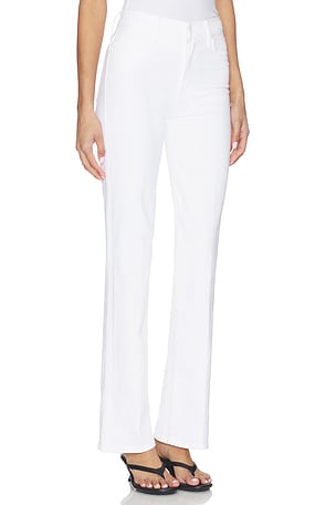 MOTHER Lil Petite Kick It Jeans in Denim-Light