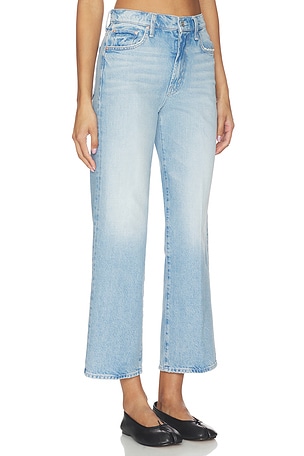 MOTHER The Rambler Zip Flood Jeans in Blue