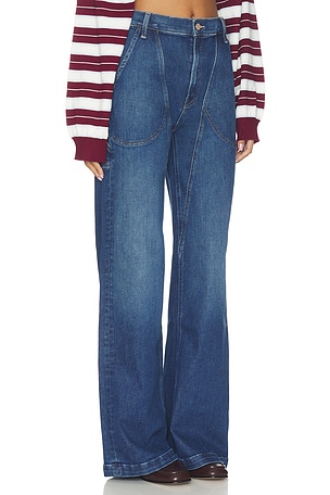 MOTHER The Chisel Sneak Jeans in Blue