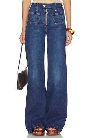 The Patch Pocket Hustler Roller Exposed Zip Heel Jeans MOTHER