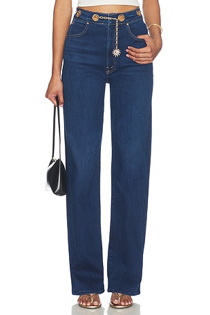 The Off The Chain High Waisted Tunnel Vision Sneak Jeans MOTHER
