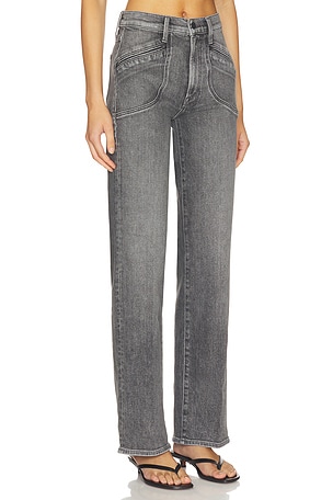MOTHER The Rambler Utility Sneak Jeans in Grey