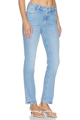 MOTHER The Mid Rise Dazzler Hover in Blue