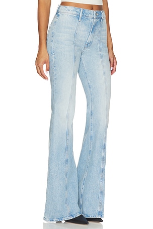 MOTHER The Seamed Doozy Heel in Blue