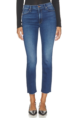 The Mid Rise Dazzler Ankle Fray MOTHER