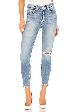 MOTHER The Looker Ankle Step Fray in Exposed Secret Sister