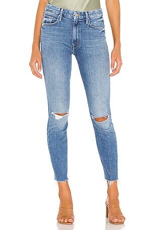 High Waisted Looker Ankle Fray MOTHER