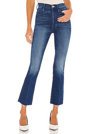MOTHER The Hustler Ankle Fray in Squeeze It | REVOLVE