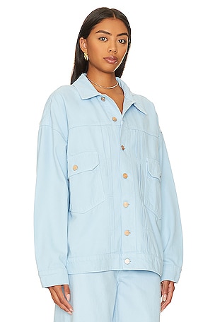 MOTHER SNACKS! The Big Bite Jacket in Baby Blue