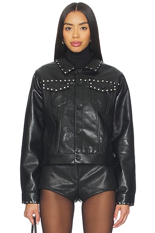 MOTHER The Bruiser Jacket in Black