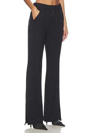 MOTHER The Pin Up Bookie Slice Heel in Black