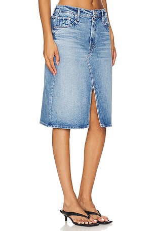 MOTHER The Ditcher Midi Skirt in Blue