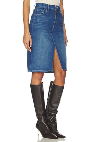 MOTHER The Ditcher Midi Skirt in Red. Size 34. Also