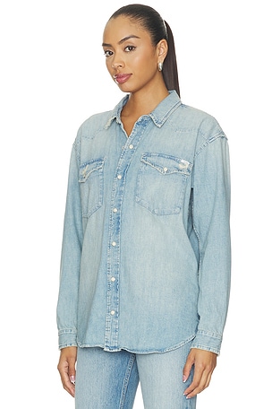 Mother camisa de botones exes en color azul