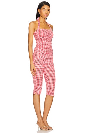 MORE TO COME Brea Capri Set in Red