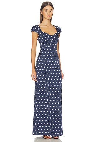 MORE TO COME Dorothy Maxi Dress in Navy