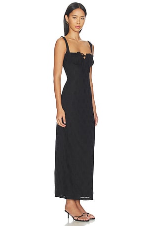 MORE TO COME x Ivana Ramirez Lainey Maxi Dress in Black