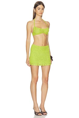 MORE TO COME ENSEMBLE JUPE CAMDEN en Vert
