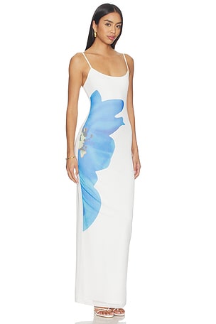 More to come vestido N/Adia en color blanco, azul