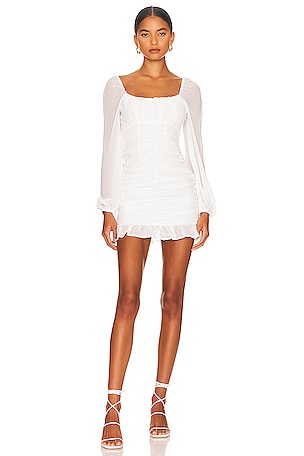petra ruched mini dress caught feelings for this dress ,  petra dress ,  wearing size xs,  [minimal chic, wardrobe essentials, summer outfit, halter neck, soft glam,  fit & flare, lace, ivory mini dress, summer romance]