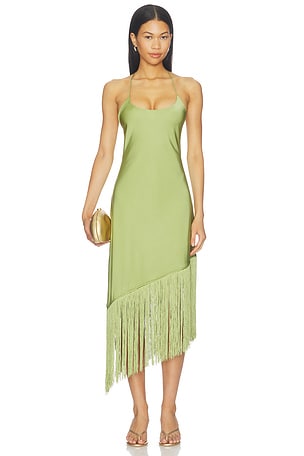 Natalina Fringe Midi Dress MORE TO COME
