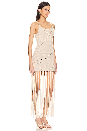MORE TO COME Avi Maxi Dress in Neutral