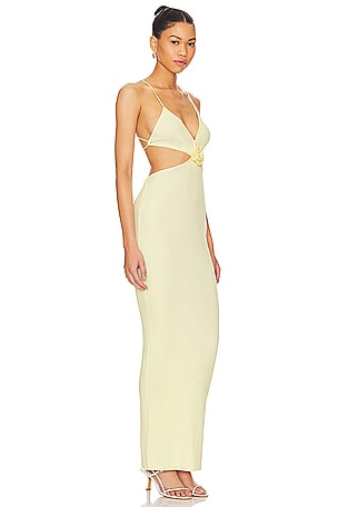 MORE TO COME Kacey Maxi Dress in Lemon